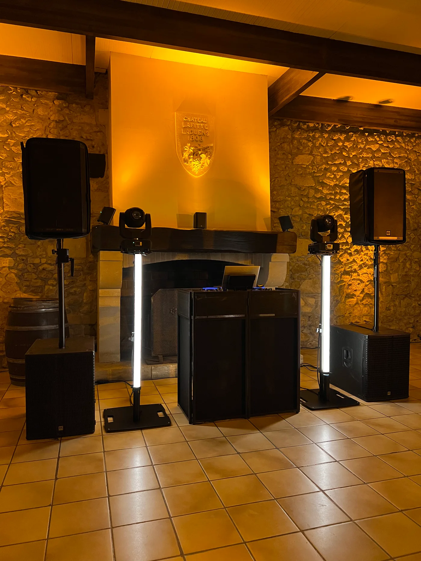 Installation son événement